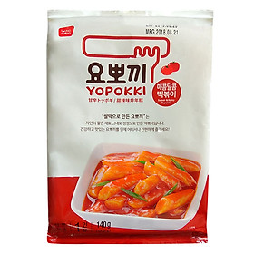 Bánh Gạo Topokki - Yopokki Vị Cay Ngọt Gói (140g)