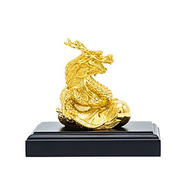 Tượng Rồng phong thủy mạ vàng – 12CGT