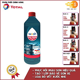 Sáp đánh bóng và bảo vệ sơn xe ô tô Total Energies TE-WP500 500ml - phục hồi sơn cũ, hiệu ứng lá sen trên sơn, tăng độ mịn cho mặt sơn