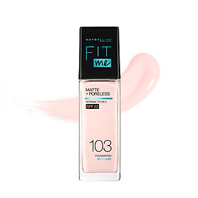 Kem Nền Mịn Nhẹ Kiềm Dầu Fit Me Maybelline New York Matte Poreless Foundation 30ml