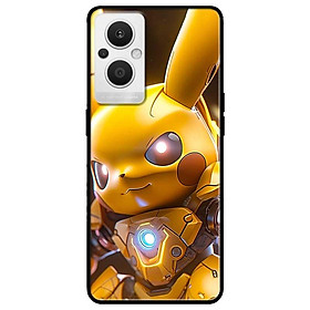 Ốp lưng cho Oppo Reno 2Z - 2F - Reno 6Z - Reno 7Z 5G - 8Z 5G - Reno 8T 4G - Reno 8T 5G - Mèo Điện Nâu - Hàng Chính Hãng