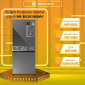 Mua Tủ lạnh Panasonic Diệt Khuẩn 255L NR-BV281BGMV Thiết Kế Mặt Gương - Cấp Đông Mềm - Ngăn Đá Dưới - Siêu Tiết Kiệm Điện Năng - Hàng chính hãng