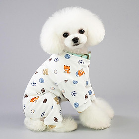 Hình ảnh Summer Season Pet Home Clothes Puppy Apparel or Jumpsuit Pet Supplies