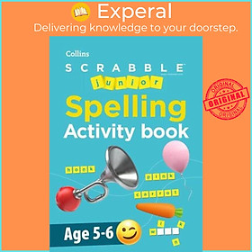 Sách - SCRABBLE Junior Spelling Activity Book Age 5-6 by Collins Scrabble (UK edition, Paperback)