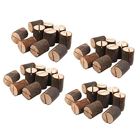 Gỗ Tên Nơi Đựng Thẻ Bảng Số Giá Đỡ Cho Trang Trí Lễ Cưới 40 Pcs