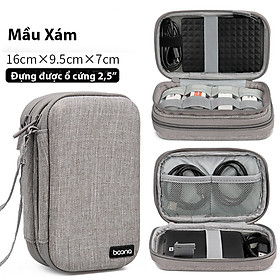 Mua Hộp phụ kiện BAONA F027 2 tầng  bảo vệ ổ cứng di động 2.5 inch  pin dự phòng  phom cứng chống sốc