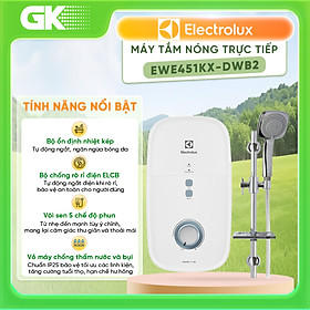 Máy Nước Nóng Trực Tiếp ELECTROLUX EWE451KX-DWB2 - Hàng Chính Hãng