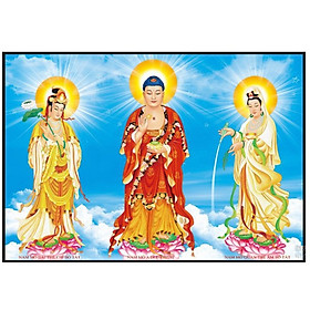 Mua Tranh đính đá Tam Thế Phật ( chưa đính) - 88600