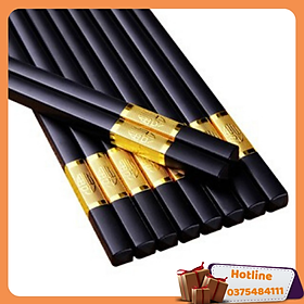 Mua Đũa Ăn Cơm Cao Cấp Bằng Hợp Kim – Hộp 10 Đôi Đũa - Hàng Loại 1