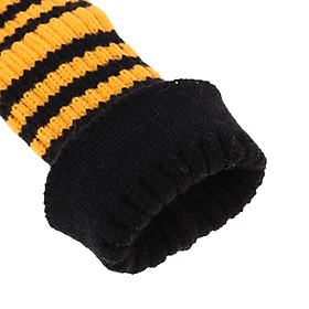3Pcs Golf Club Driver Head Cover Pom Pom Golf Head Covers Headcover Protective Sleeve No.#1 #3 #5 Knit Socks