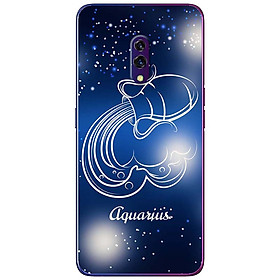 Ốp lưng dành cho Oppo K3 mẫu Cung hoàng đạo Aquarius (xanh)