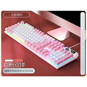 Bàn phím giả cơ Gaming Coputa Bàn phím máy tính laptop chơi game cao cấp Full LED K500