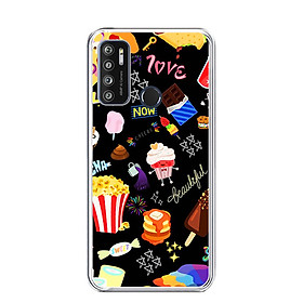 Ốp lưng dẻo cho điện thoại VSMART LIVE 4 - 0197 FOOD - Hàng Chính Hãng