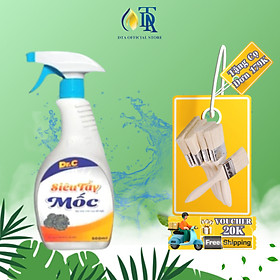Tẩy Mốc Quần Áo,Tẩy Mốc Tường,Tẩy Mốc Gioăng Cao Su Máy Giặt,Tẩy Mốc Nệm Gối Siêu Sạch,Tẩy Khe Cửa Ố Đen Dr.C 300ml