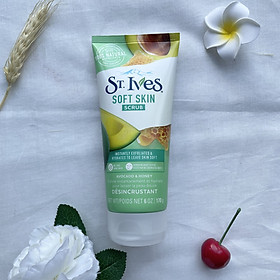 Sữa rửa mặt st.ives soft skin avocado & honey tẩy da chết 170g hàng nhập mỹ
