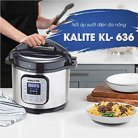 Mua Nồi áp suất điện đa năng Kalite KL636 dung tích 6L  950W 10 chế độ nấu hầm đa năng  Hàng Chính Hãng