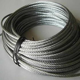 Mua Cáp thép  Cáp mạ kẽm phi 4  5  6 bán lẻ theo mét