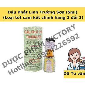 Mua Dầu Phật Linh Trường Sơn  giảm cảm  nhức mỏi  sưng viêm chai 1 5ml