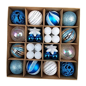 42 Pieces Christmas Balls Decoration Baubles Assortment for Party Wreath Garland Decor