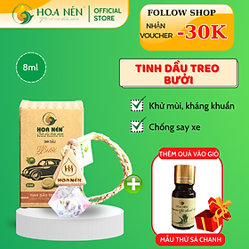 Tinh dầu treo Bưởi nguyên chất - Hoa Nén - Vegan - Khử mùi, chống say xe