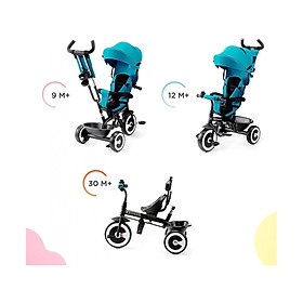 XE ĐẠP 3 BÁNH CHO BÉ CÓ TAY ĐẨY ASTON - KINDERKRAFT