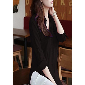 Áo Sơ Mi Form Dài Thời Trang A518