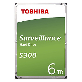 Ổ Cứng HDD Toshiba S300 3.5 6TB Surveillance 256MB 7200rpm SATA3