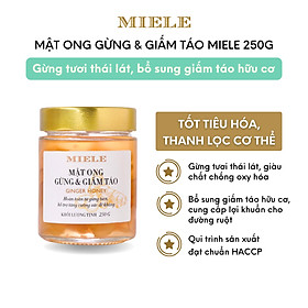 Mật Ong Gừng & Giấm Táo Miele