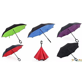 Mua Ô   DÙ GẤP NGƯỢC CHE MƯA NẮNG THÔNG MINH CHO Ô TÔ  Ô GẤP NGƯỢC 3D CHO Ô TÔ  Ô ĐI MƯA NẮNG  Ô CÁN DÀI 