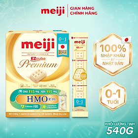Sản phẩm dinh dưỡng công thức Meiji Infant Formula Ezcube Premium 540g