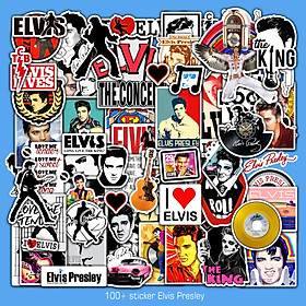 Chủ Đề Elvis Presley | 50 Hình Sticker Chống Thấm Nước , Chống Bay Màu