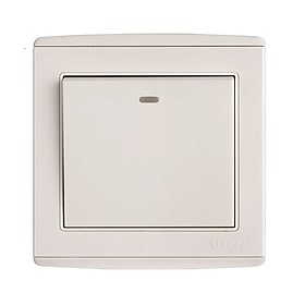 Mua Công tắc ổ cắm Uten V4 màu trắng mặt vuông