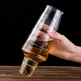 Mua Bình Lắc Shaker Trong Cao Cấp Có Nắp Đạy Và Vạch Cao Cấp 400ml & 700ml