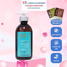 Kem tạo kiểu dưỡng ẩm Moroccanoil Hydrating Styling Cream 300ML chính hãƞg + Tặng gội xả gói Karseell 15ml*2