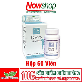Giảm Cân Cấp Tốc 15 Days Meratrim USA Đốt Mỡ Thừa Giảm Mỡ Bụng Giảm Cân Nhanh Cho Cơ Địa Khó Hộp 60 Viên Nhập Khẩu Chính Hãng