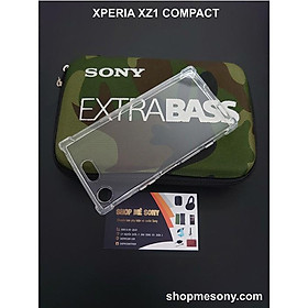 Mua Sony Xperia XZ1 Compact - Ốp lưng trong suốt silicon dẻo 4 góc chống sốc