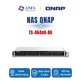 Thiết bị lưu trữ Nas QNAP, Model: TS-464U-8G-Hàng chính hãng