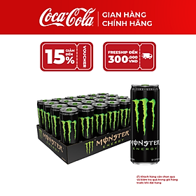 [SALE 11.11] Lốc 24 Lon Nước Tăng Lực Monster Energy 355ml – Bùng Năng Lượng, Giải Khát, Coca-Cola Official Store