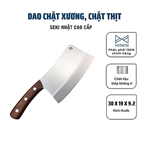 Dao chặt xương KG73 chặt thịt gà vịt thực phẩm seki nhật bản, dao sắc bén đúc inox304- Hàng chính hãng