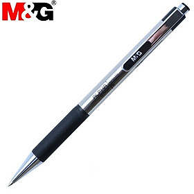 Bút bi thân inox 0.7mm M&G - ABP01771 mực đen