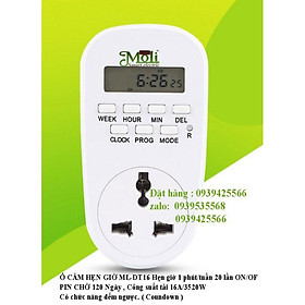 Mua Ổ CẮM HẸN GIỜ ĐIỆN TỬ - HÀNG CHÍNH HÃNG