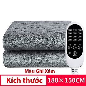 Mua Chăn điện sưởi ấm dùng cho mùa đông có điều khiển hẹn giờ kích cỡ 1m8 x 2m có thể giặt