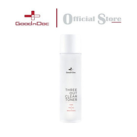 Nước Cân Bằng Da Three Out Clear Toner GoodnDoc 150ml