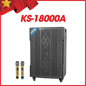 Loa karaoke công suất lớn KS-18000A bass 5 tấc, 850W. Loa YAMACHI 3 đường tiếng cực hay-Hàng chính hãng ( Sản xuất tại Việt Nam )- BH 12 THÁNG - HÀNG CHÍNH HÃNG