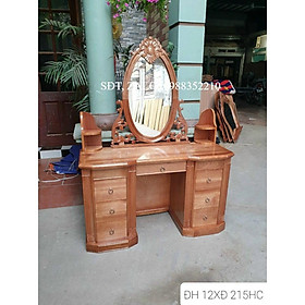 Mua Bàn trang điểm gỗ xoan đào  kiểu vát