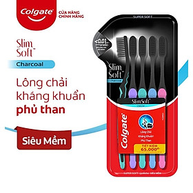Bộ 5 Bàn chải đánh răng Colgate than hoạt tính kháng khuẩn...