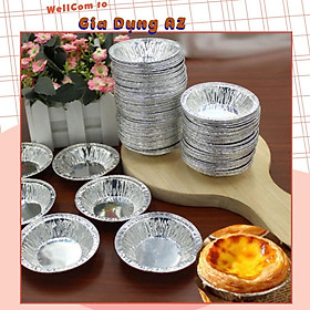 Mua Giấy bạc đế bánh tart trứng bánh kem pateso giấy bạc nướng thức phẩm khuân nhôm nướng bánh AZ32