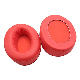 Pair of Soft Replacement Ear Pads Cushions Cover for   - Red