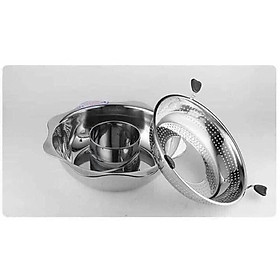Mua Nồi lẩu xoay inox 2 trong 1 cao cấp sz 32cm dùng cho mọi loại bếp