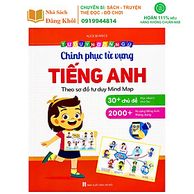 Hình ảnh Sách - Mindmap Chinh phục từ vựng Tiếng Anh theo sơ đồ tư duy Mind map cho bé Đánh vần tập viết